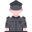 external police-man-jobs-and-professions-avatar-kmg-design-flat-kmg-design icon