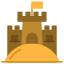 external sand-castle-summer-kmg-design-flat-kmg-design icon