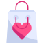 external shopping-bag-valentines-day-kmg-design-flat-kmg-design icon