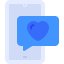external smartphone-love-and-romance-kmg-design-flat-kmg-design icon