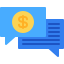 external speech-bank-and-finance-kmg-design-flat-kmg-design icon