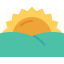 external sunset-travel-kmg-design-flat-kmg-design icon
