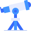 external telescope-education-kmg-design-flat-kmg-design icon
