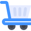external trolley-cart-online-shopping-kmg-design-flat-kmg-design icon