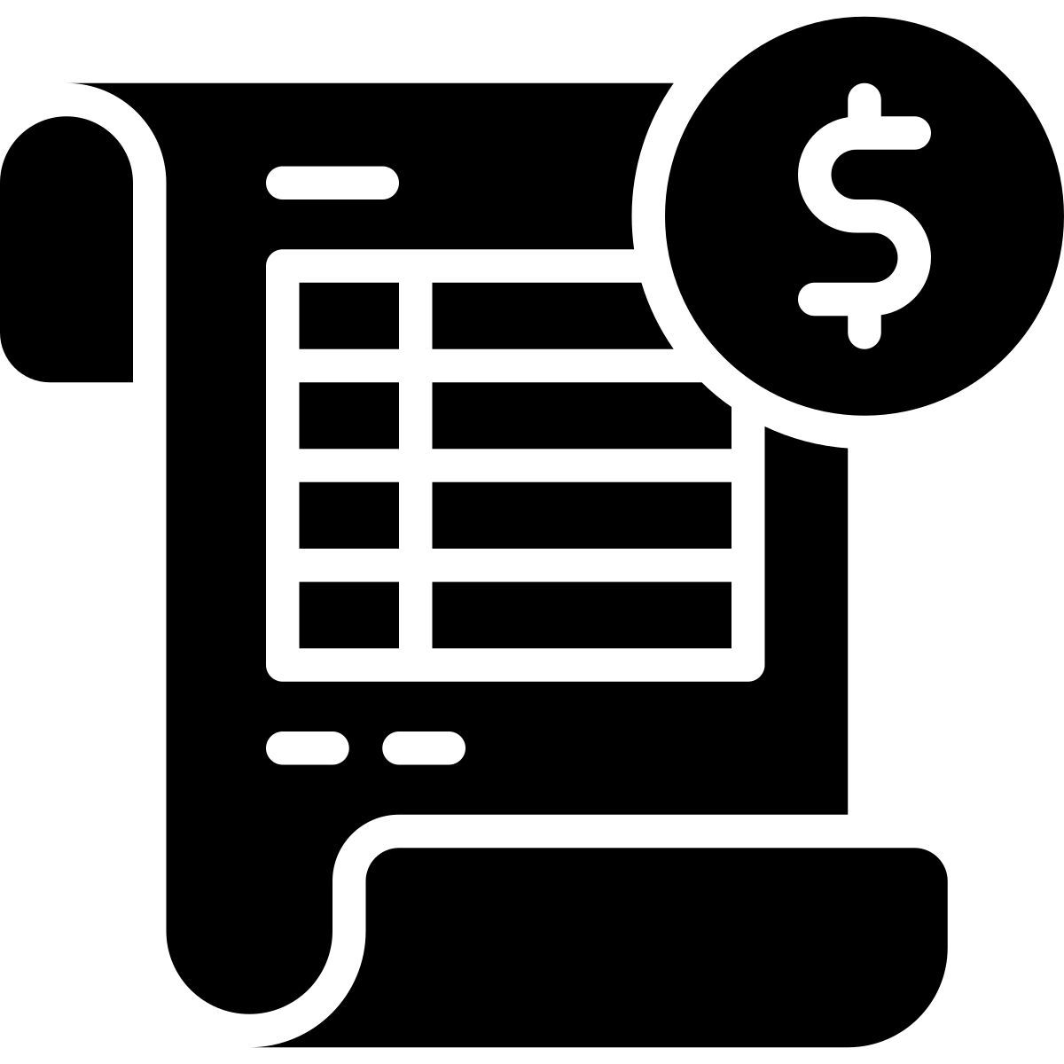 financial report icon