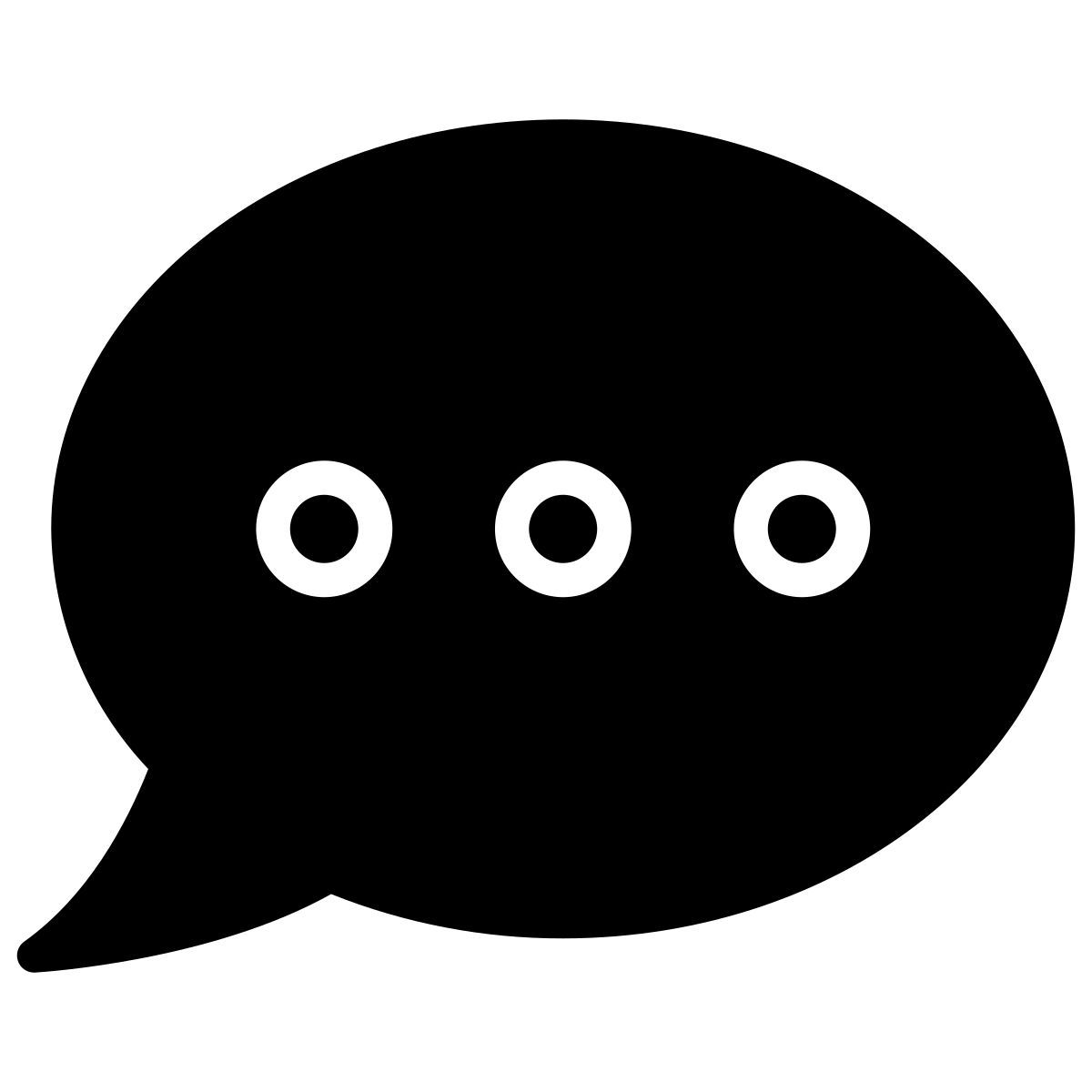 chat bubble icon