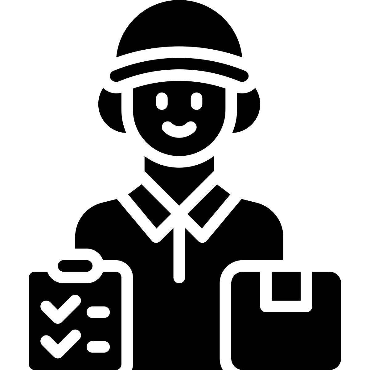 delivery man icon