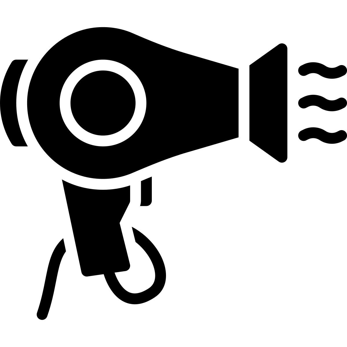 hair dryer icon