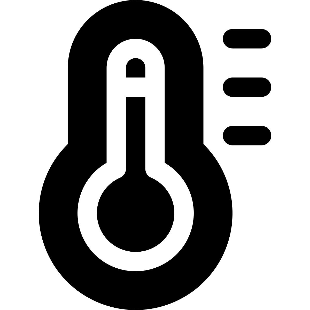 high temperature icon