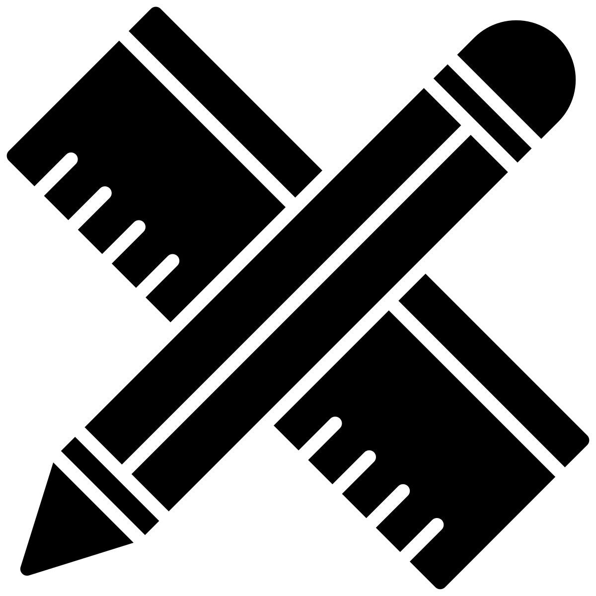 pencil and ruler icon