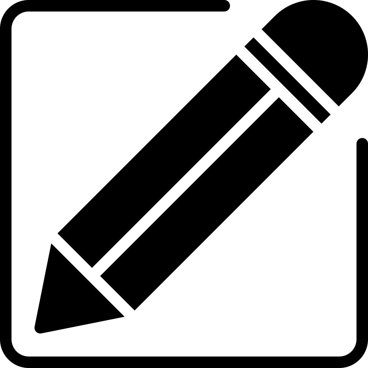 pencil icon