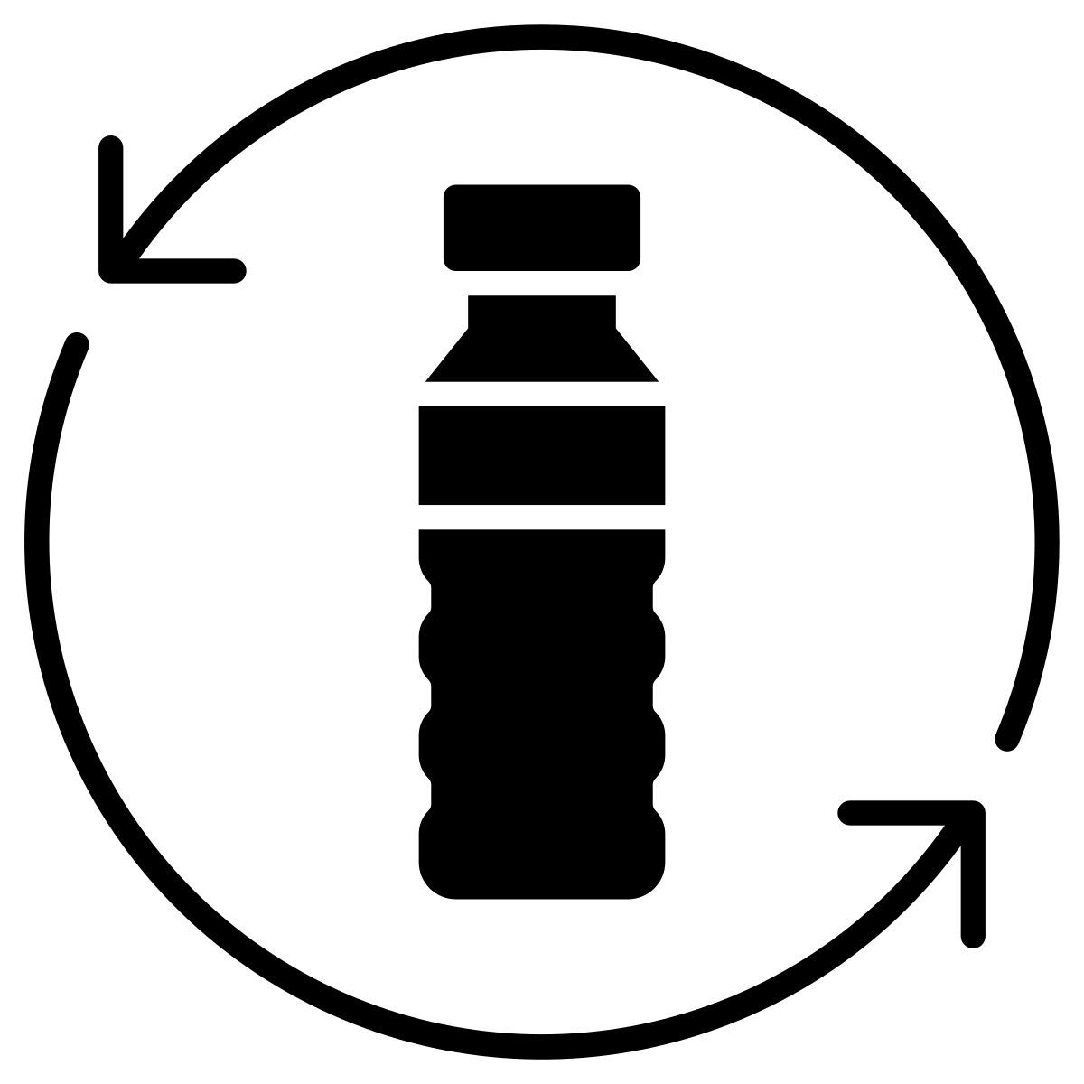 reciclar garrafa icon