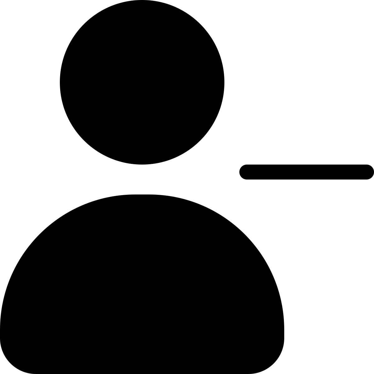 benutzer entfernen icon