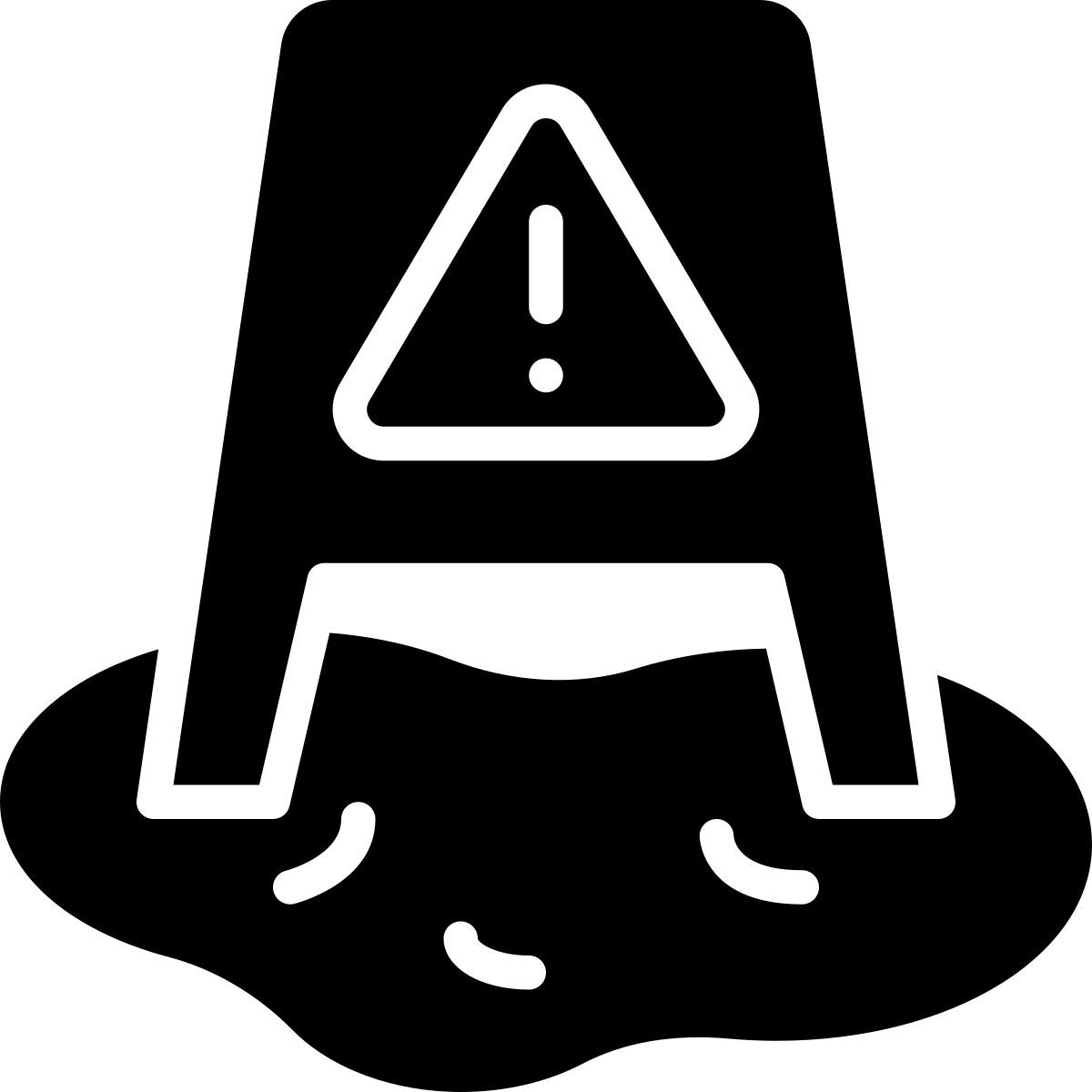 panneau de sol mouillé icon