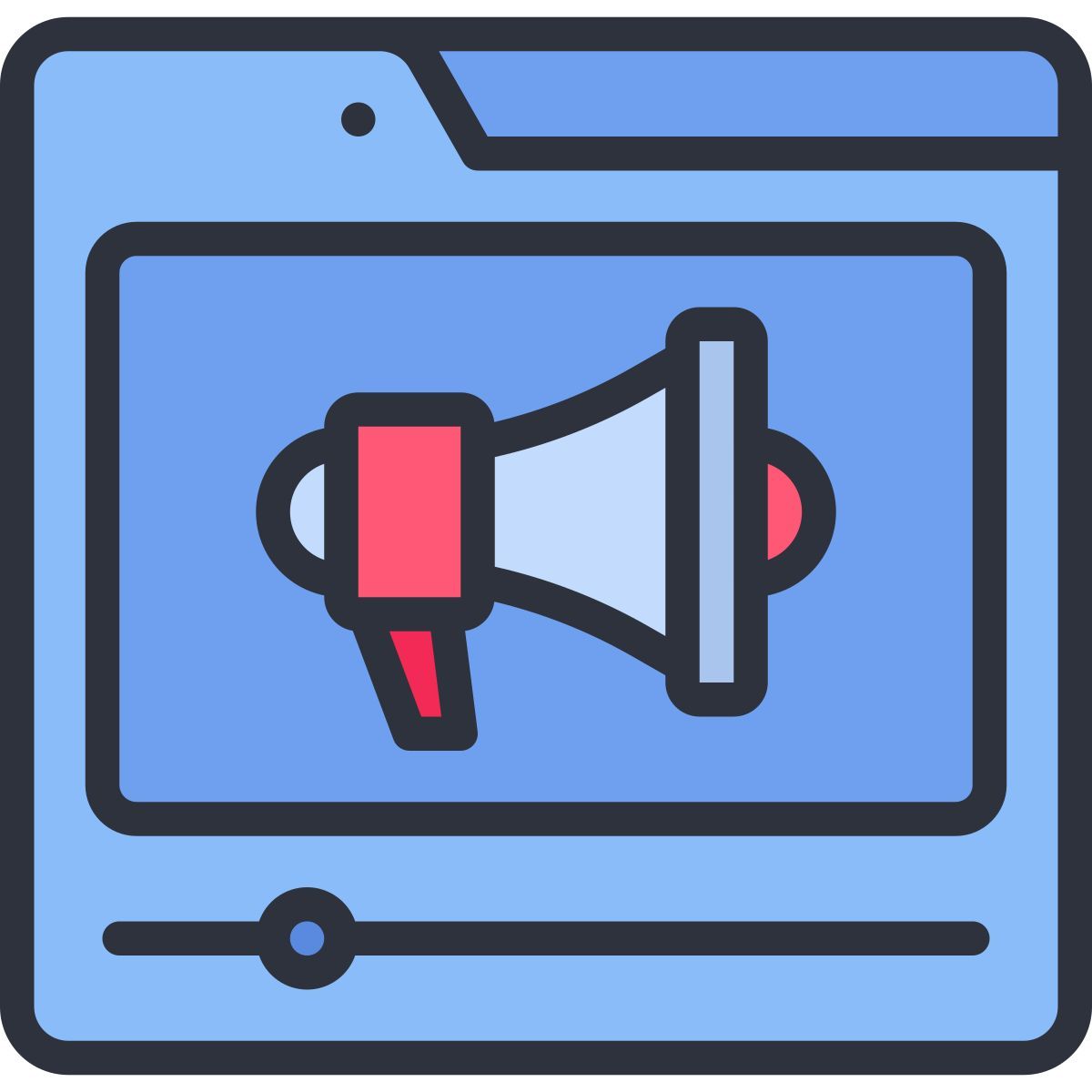 advertising video icon