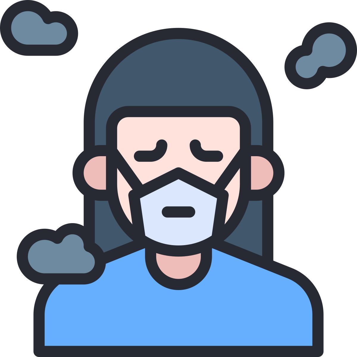 air pollution icon