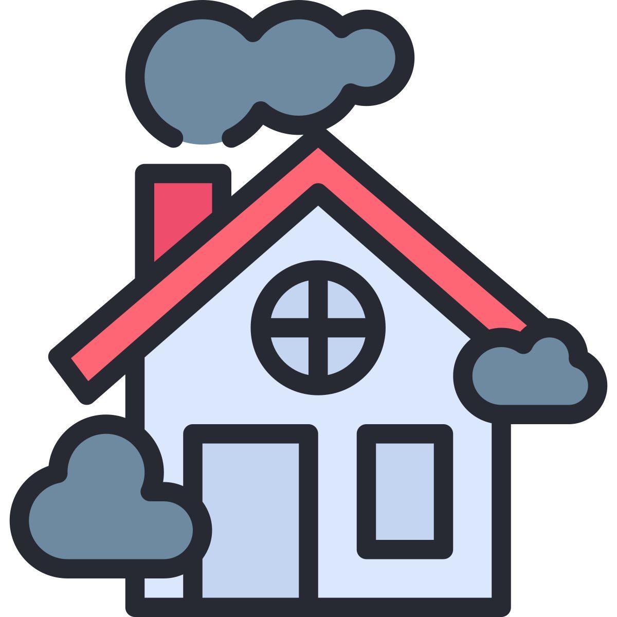 air pollution icon