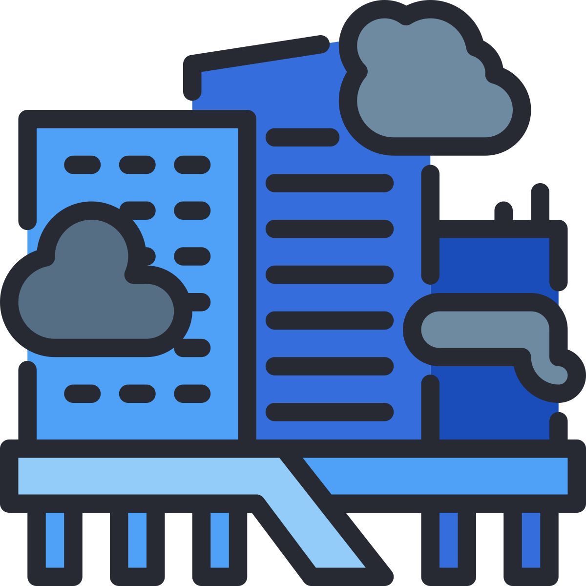 air pollution icon