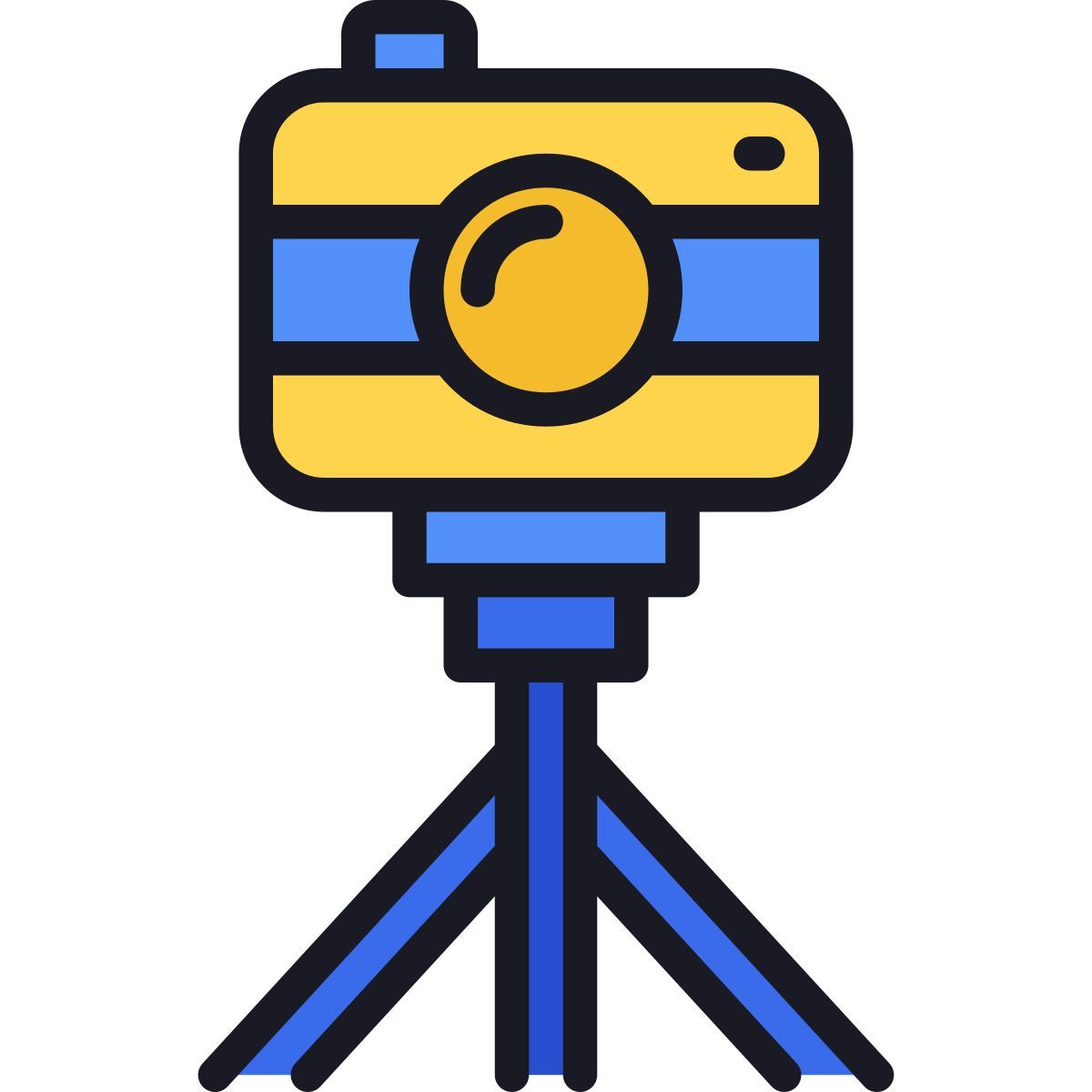 camera on tripod icon