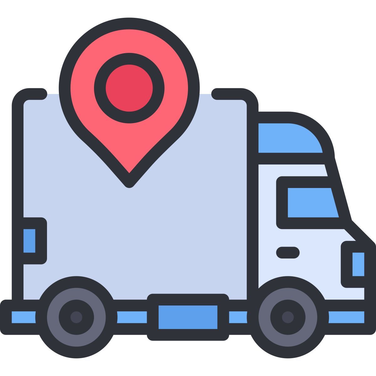 cargo truck icon
