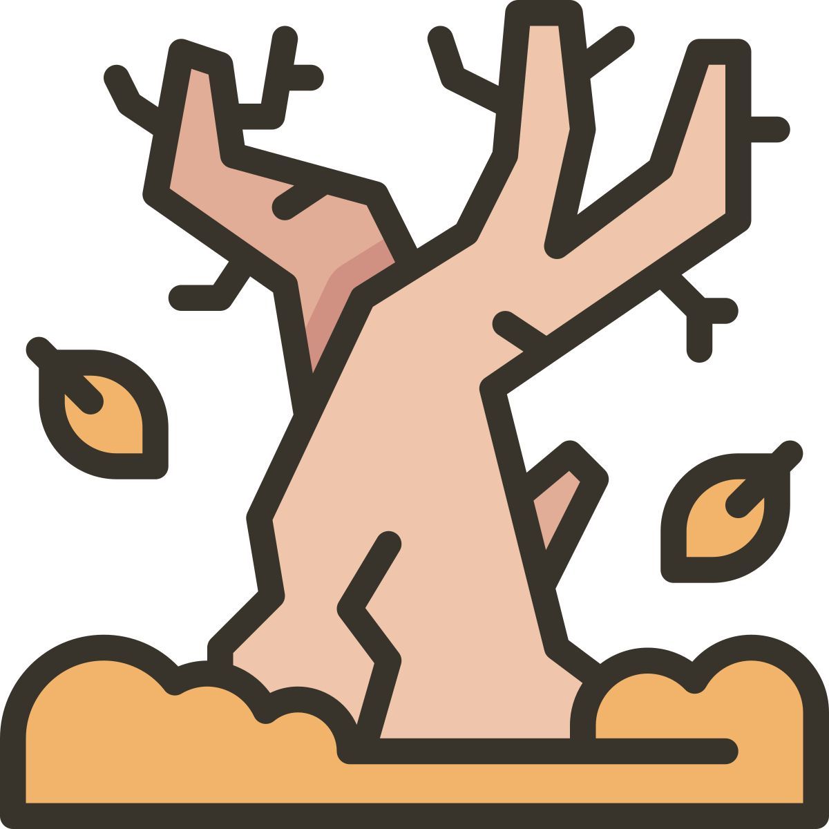 árbol muerto icon