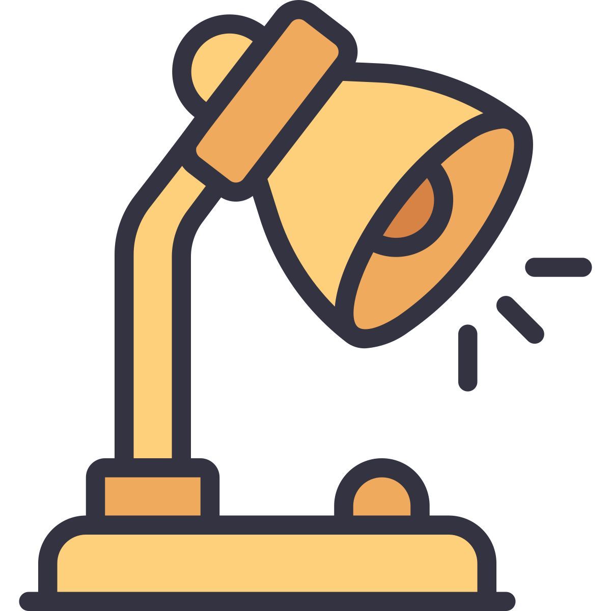 desk lamp icon
