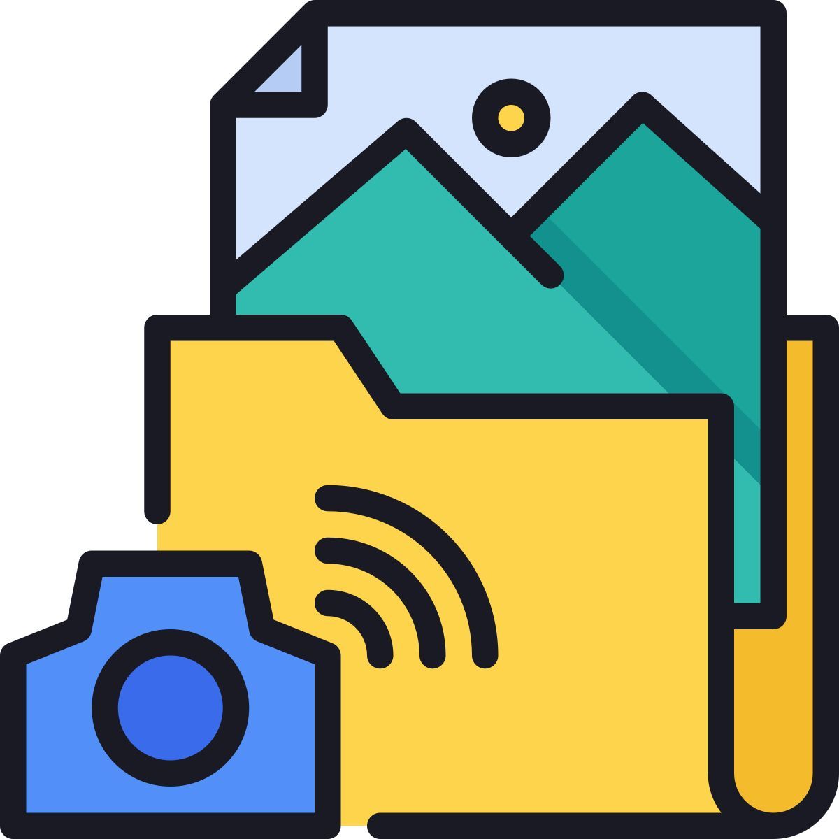 Cartella immagini icon