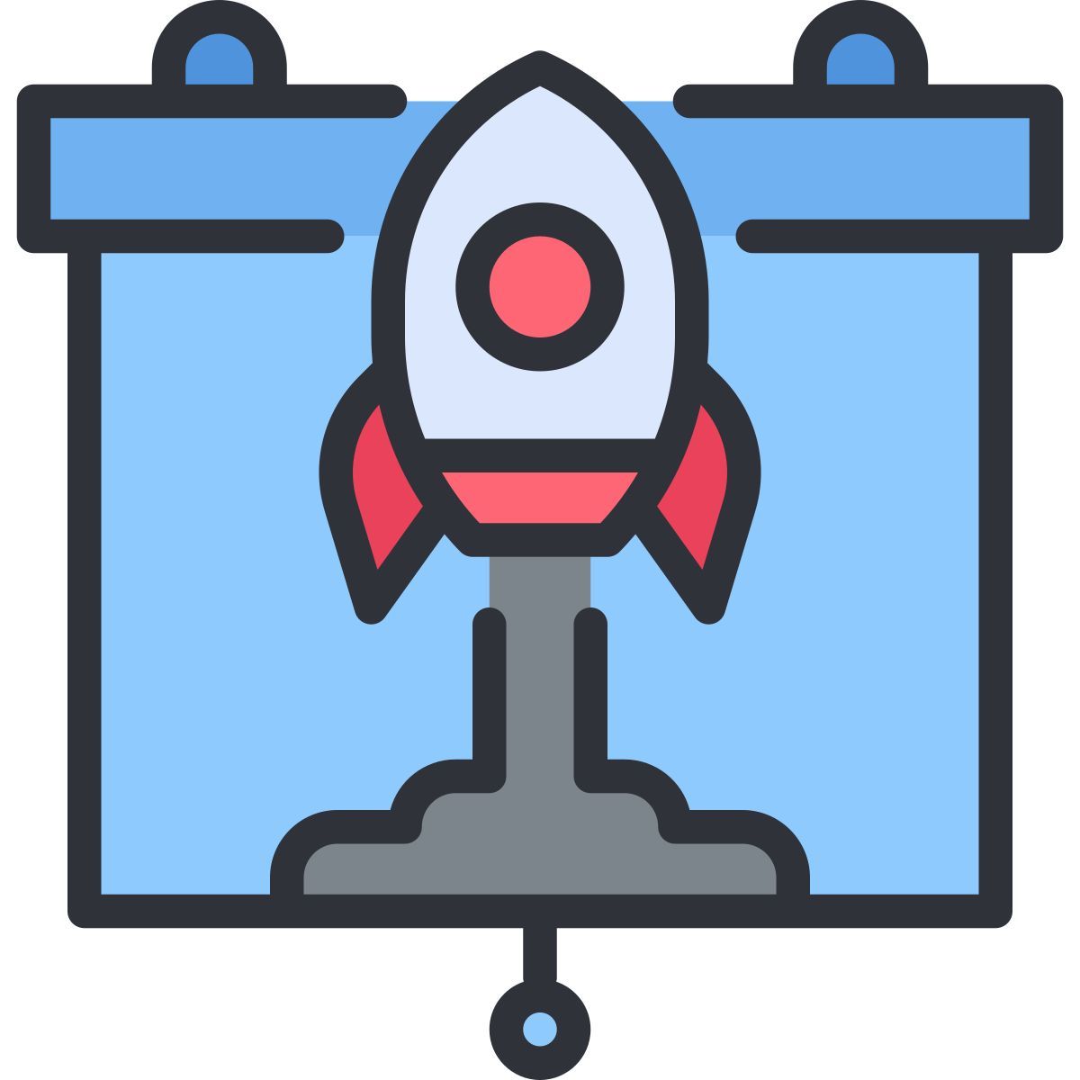 rocket launch icon