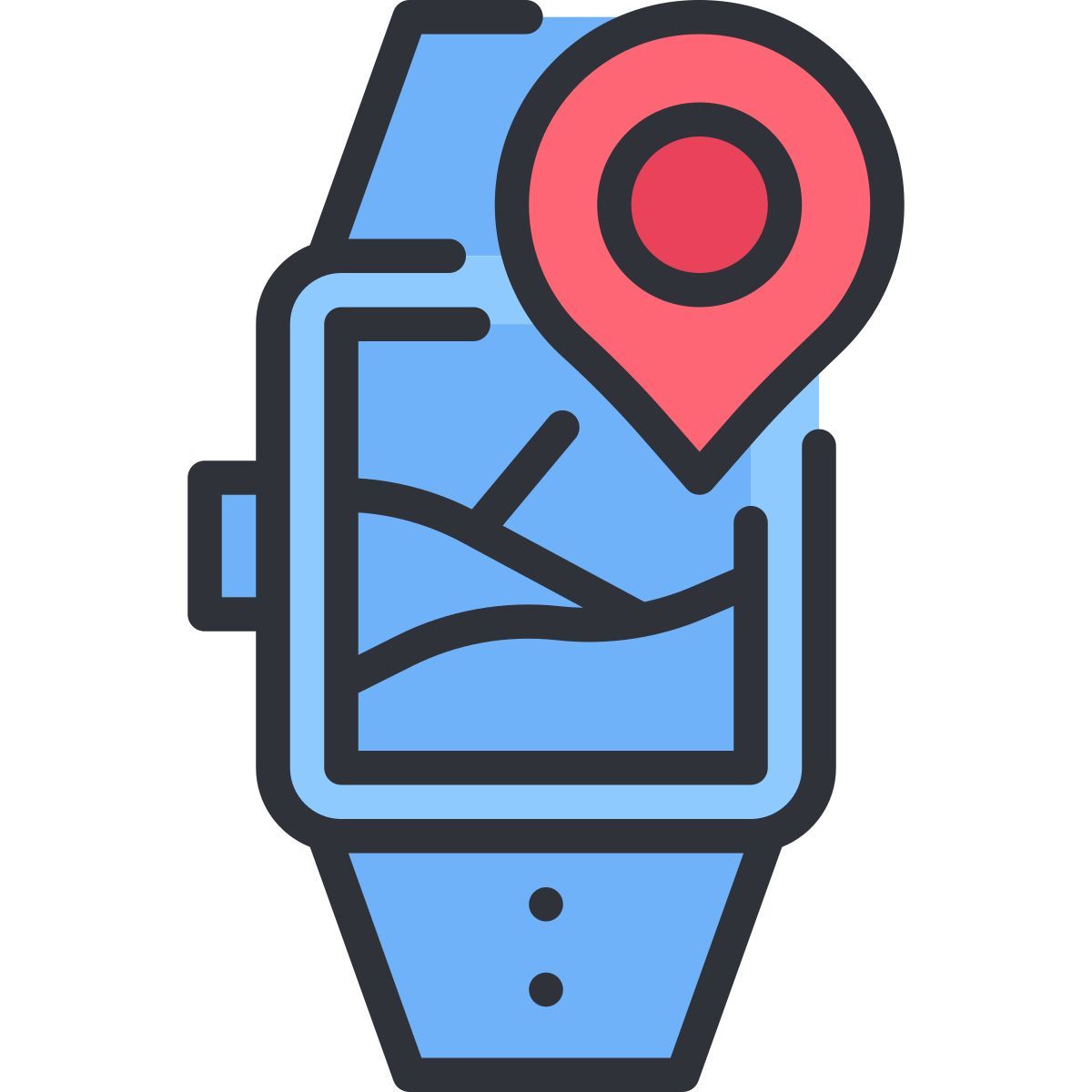 navigazione smartwatch icon