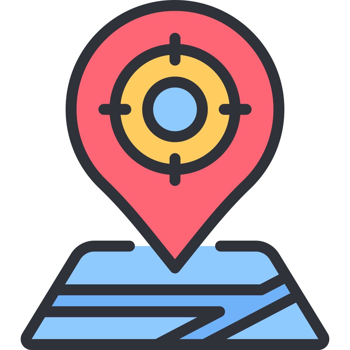 emplacement cible icon