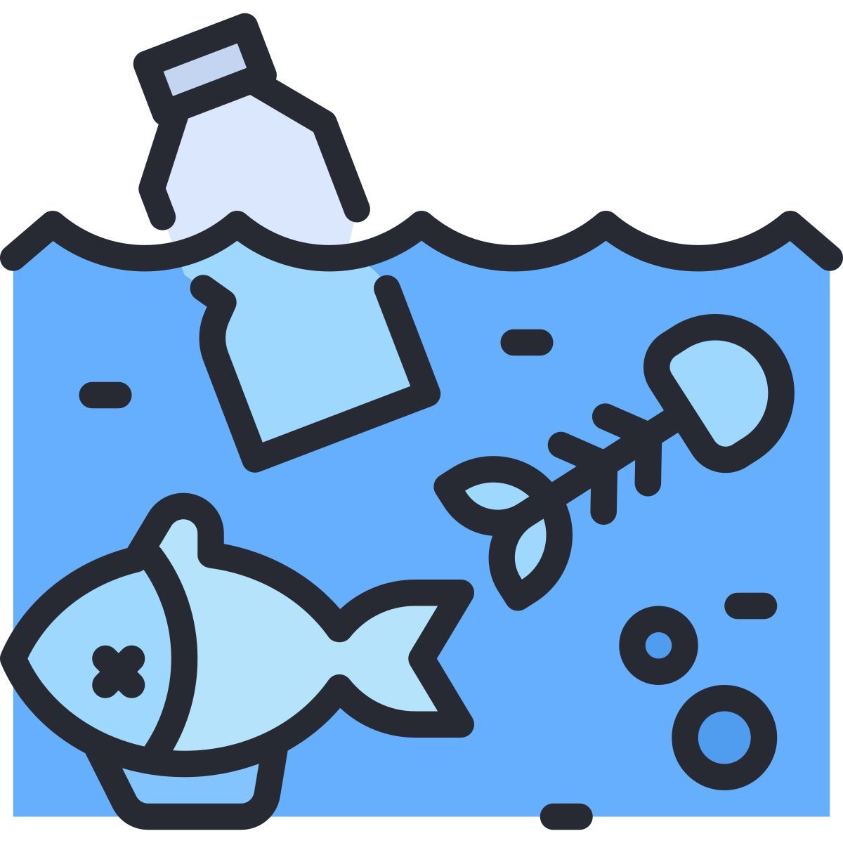 water pollution icon