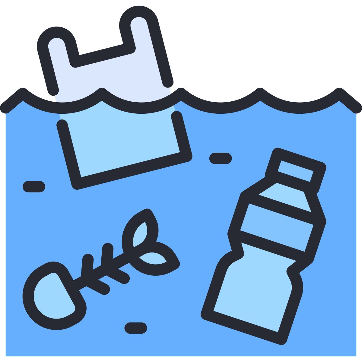 water pollution icon
