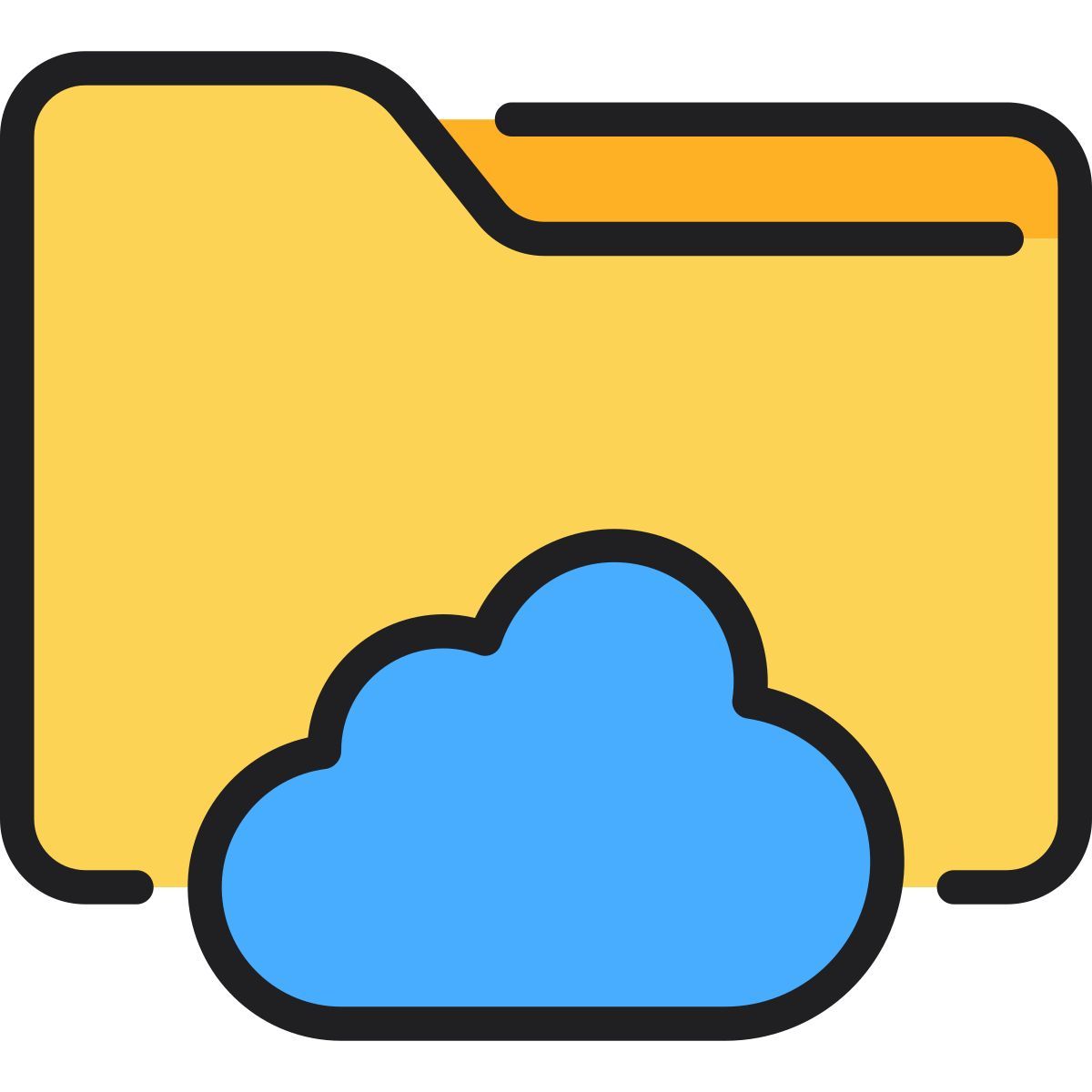 cloud folder icon
