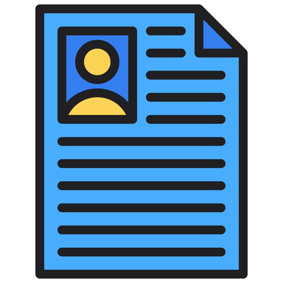 curriculum vitae icon