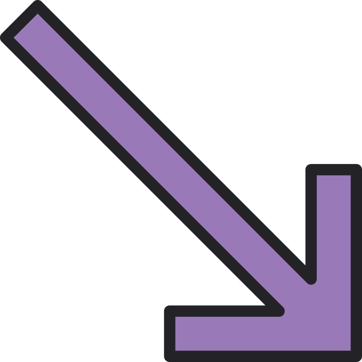 diagonal arrow icon