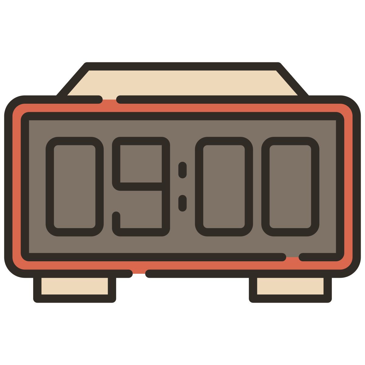 디지털 시계 icon