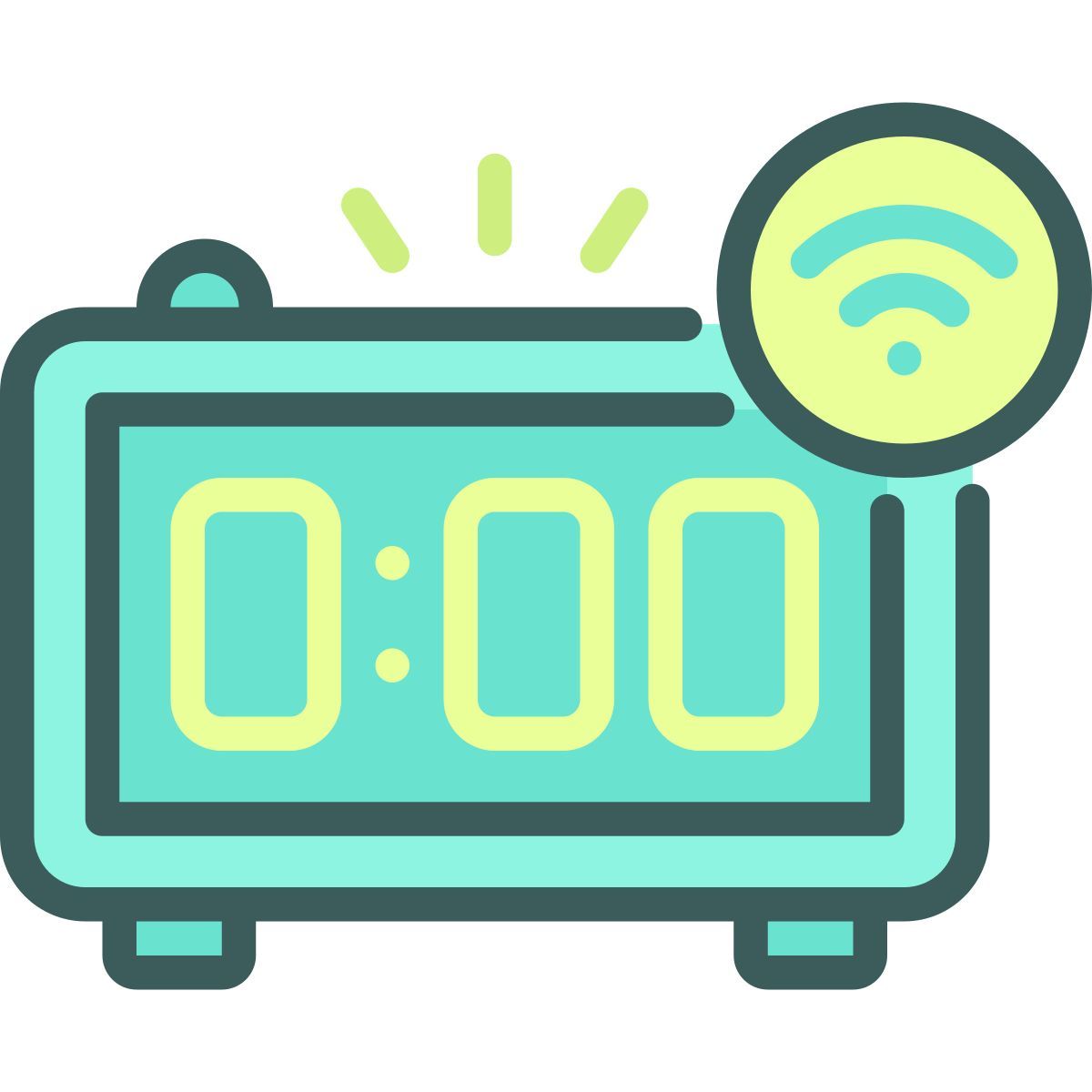 digital clock icon