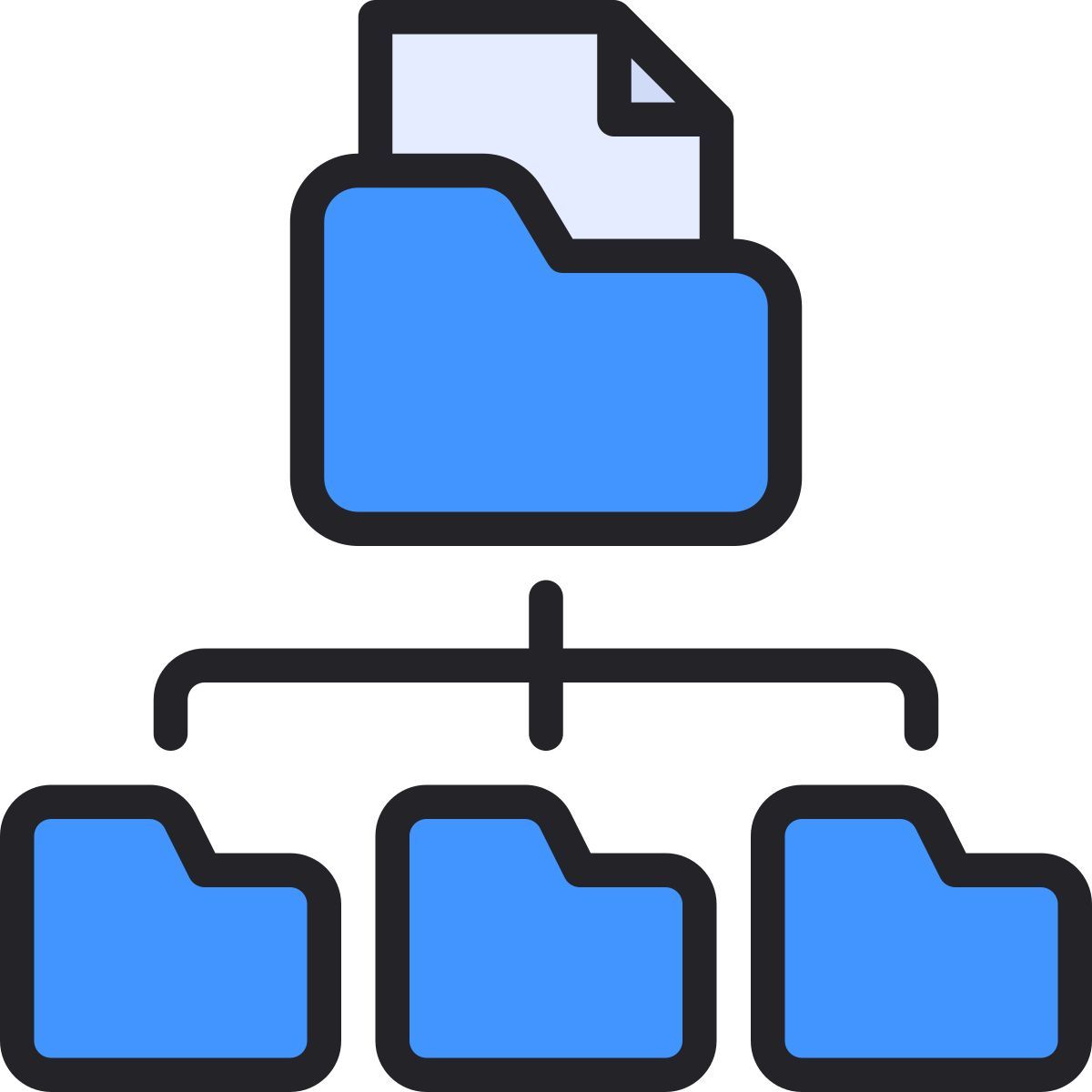 gestione dei file icon