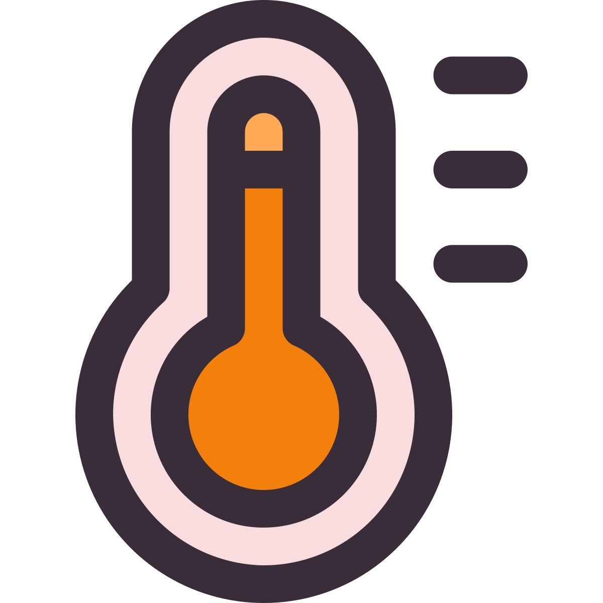 hohe temperaturen icon