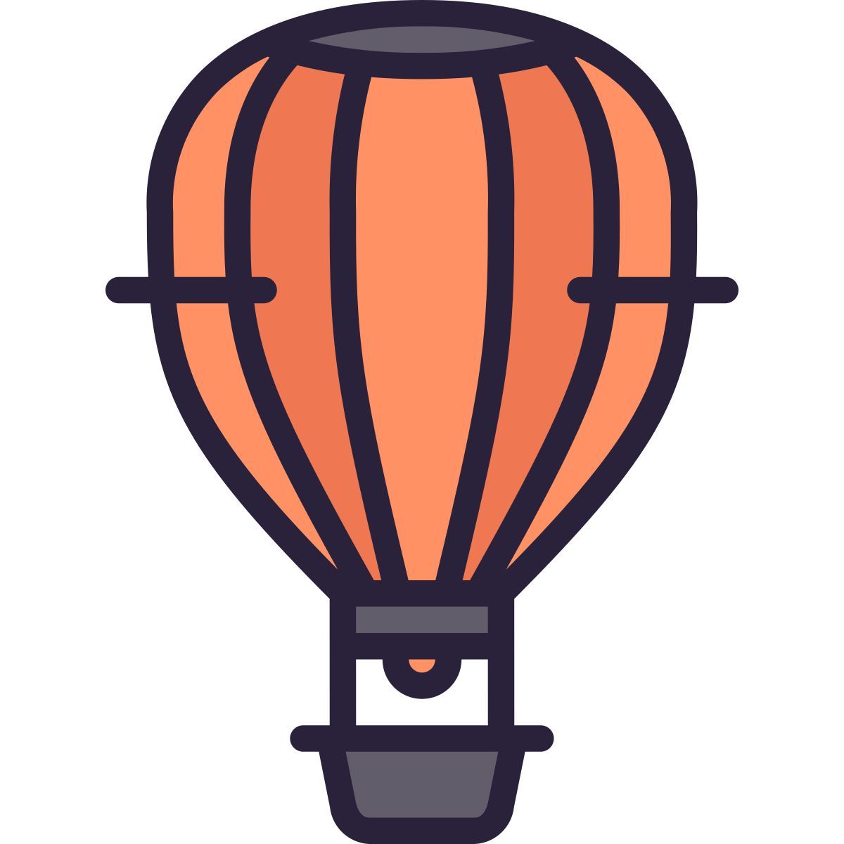 hot air balloons icon