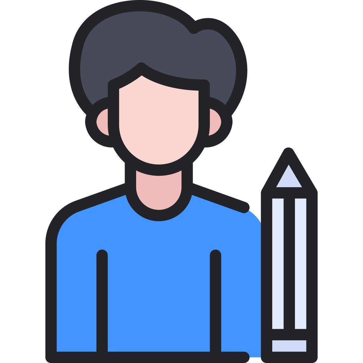 illustrator man icon