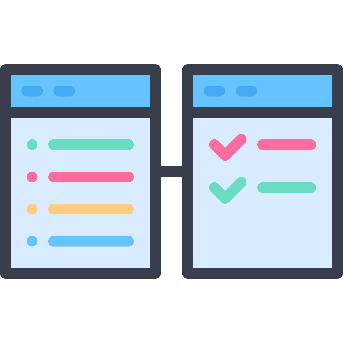 infographic bar icon