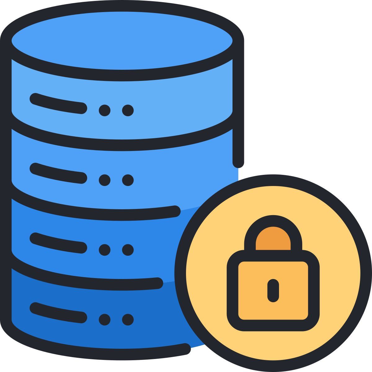 locked database icon