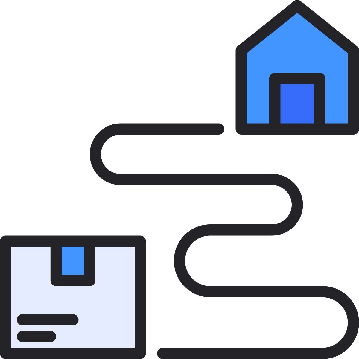 logistics delivery icon