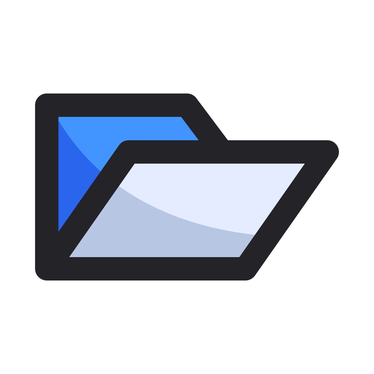 Dossier ouvert icon