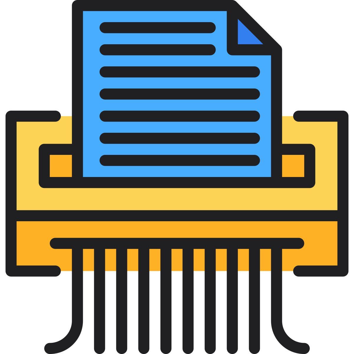 paper shredder icon