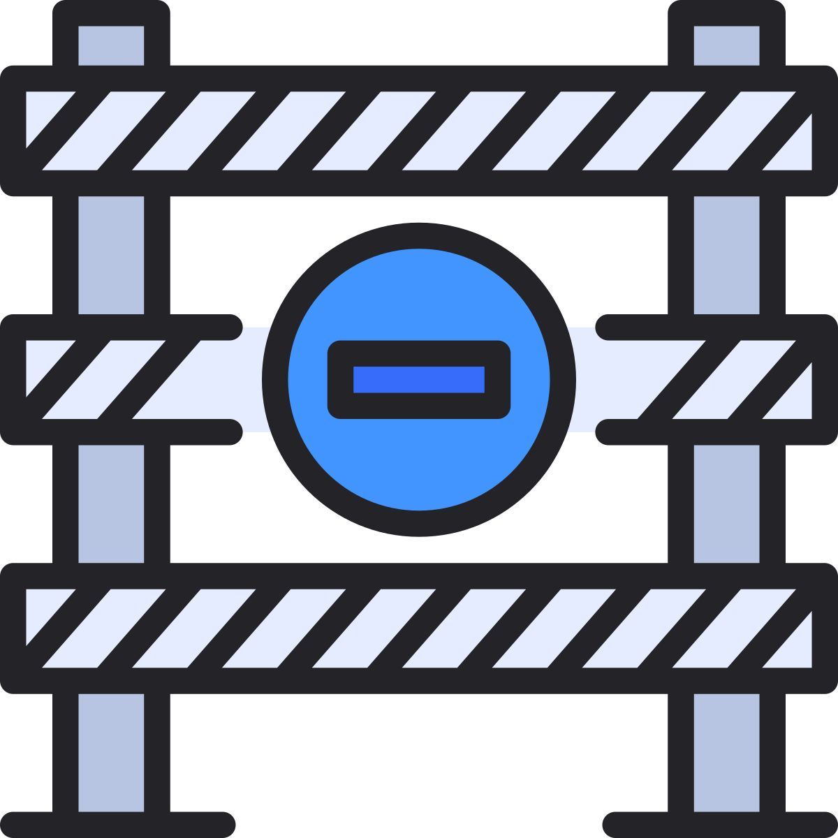 road block icon