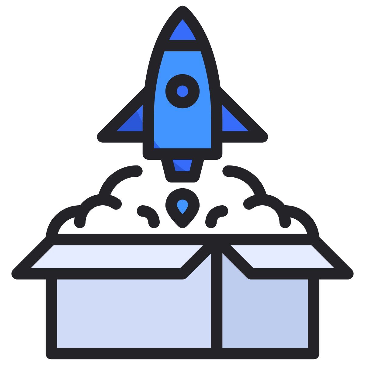 rocket launch icon