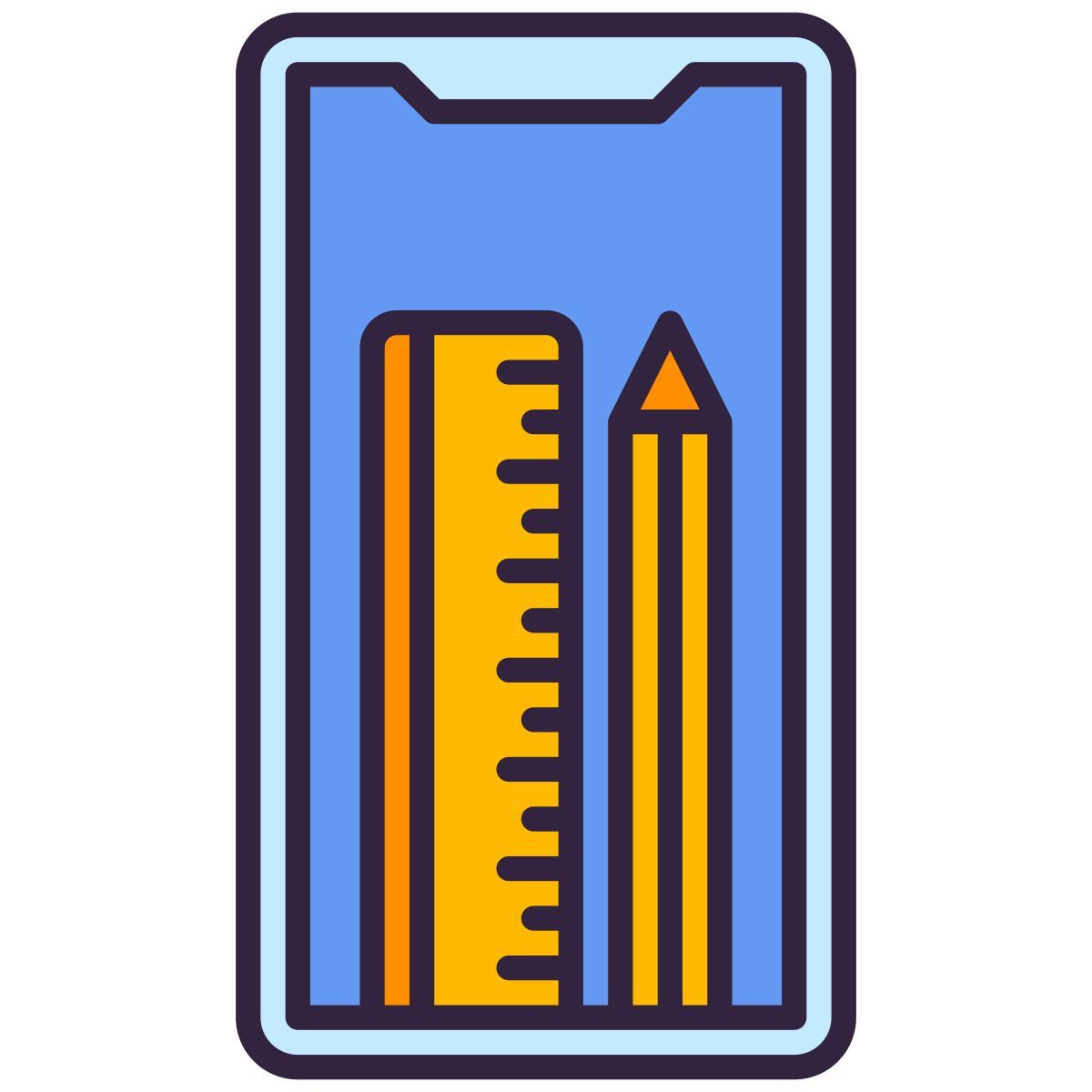 régua e lápis icon