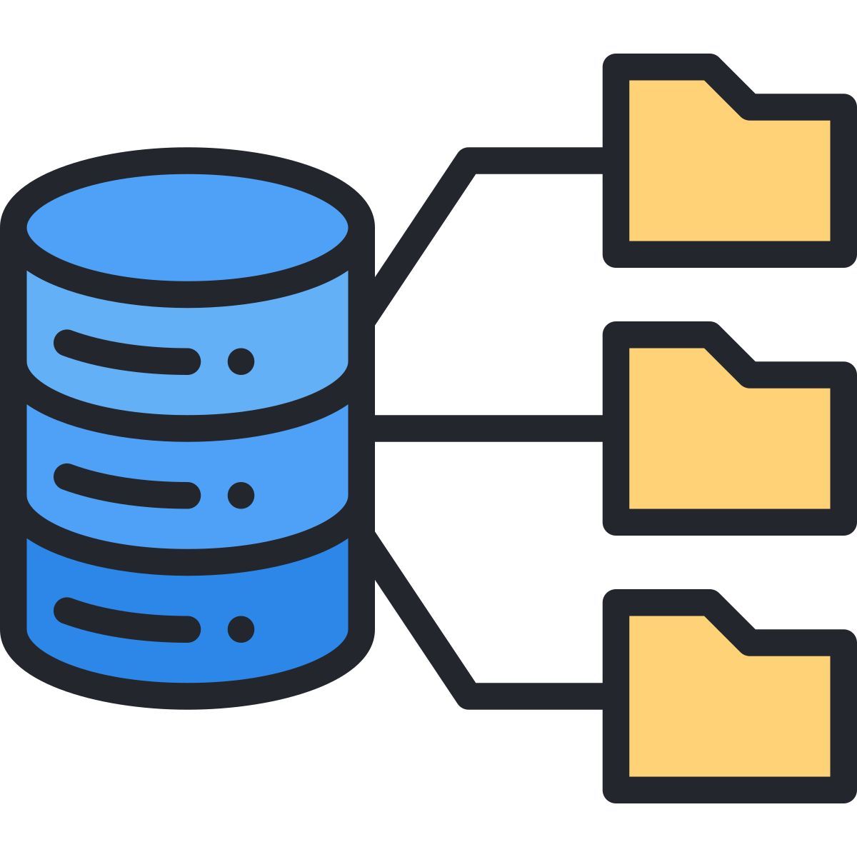 data distribution icon